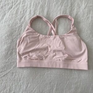 Light Pink Cross-Back Bralette - Women’s Comfortable Sleepwear Top
